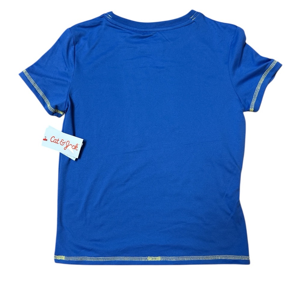 Blue Boys' Gaming Graphic Pajama Set - Short Sleeve Top & Pants- Cat & Jack 6/7 - Picture 4 of 4